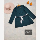 کت زنانه مازراتی مدل دلوین فری سایز تا 46 با کمربند