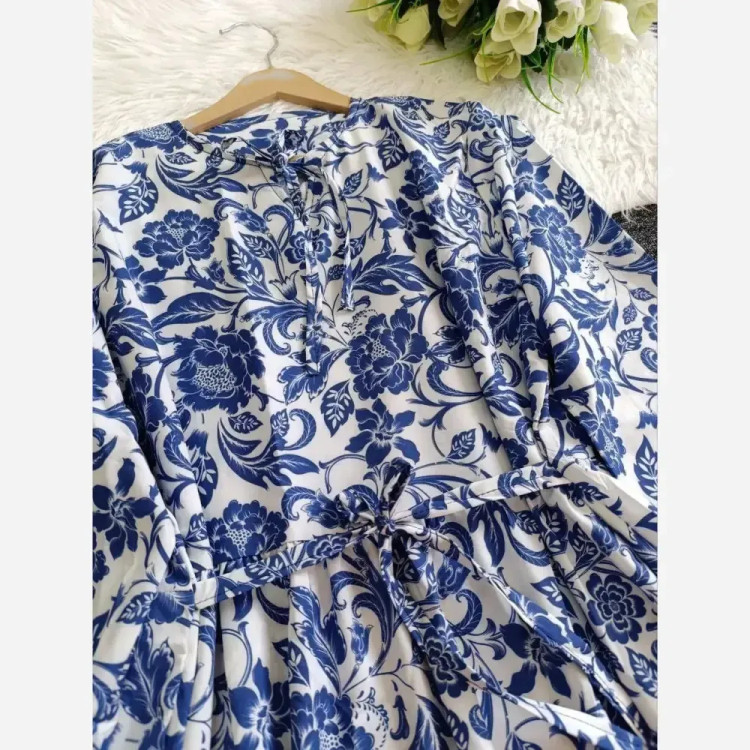پیراهن ساحلی زنانه جنس بوگاتی گرم بالا فری سایز مدل آزاد و راحت