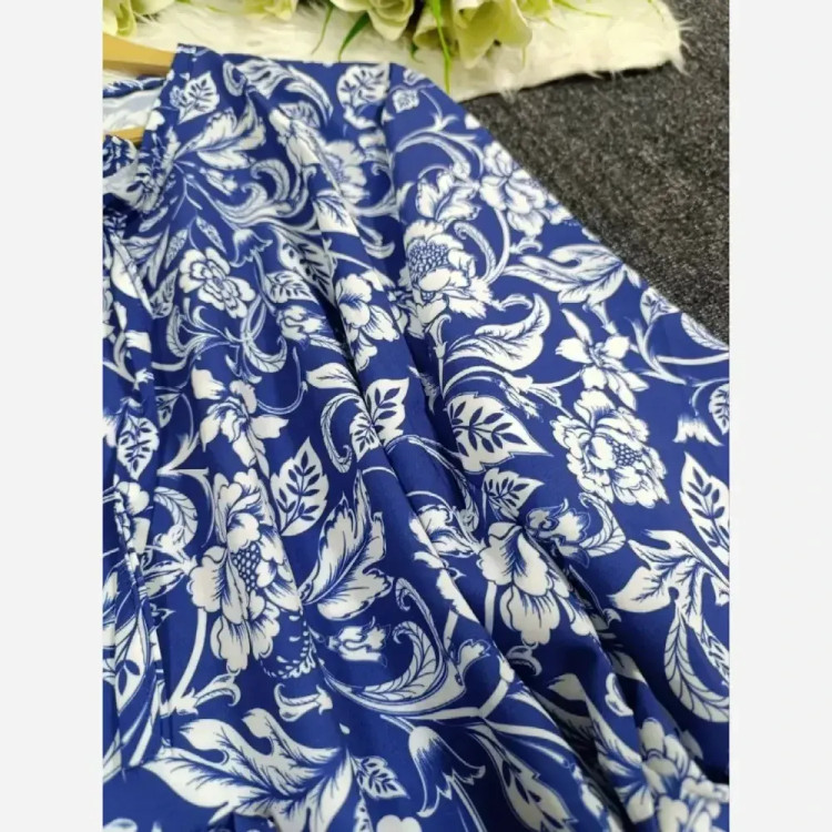 پیراهن ساحلی زنانه جنس بوگاتی گرم بالا فری سایز مدل آزاد و راحت