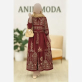 پیراهن ساحلی زنانه مدل فرنوش جنس کرپ فلور درجه یک فری سایز 36 تا 46