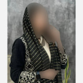 شال مجلسی زنانه تور دانتل پولککوبی ابعاد 190 در 70 سانتیمتر بدون ریزش پولک