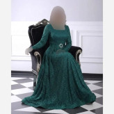 پیراهن مجلسی زنانه مدل گندم جنس شاین قد 155 سایزبندی 44 تا 52