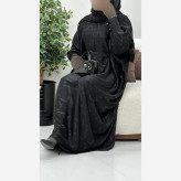 عبا مجلسی زنانه مدل مهرسا جنس کریشه براق اماراتی فری سایز