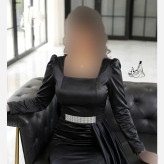 پیراهن مجلسی زنانه مدل میرا جنس ساتن درجه یک شالدار و چاکدار سایز 38 تا 48