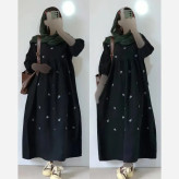 پیراهن زنانه لینن مدل محیا فری سایز تا 48