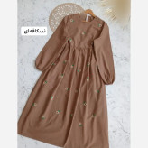 پیراهن زنانه لینن مدل محیا فری سایز تا 48