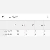 شلوار بگ جین نیل زنانه کمر کش با قد 102 در سه رنگ آبی زغالی مشکی