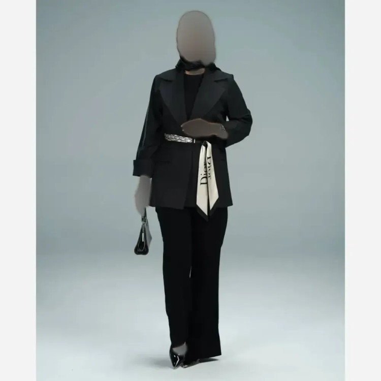 کت زنانه مدل دیور جنس بزایاق درجه یک وارداتی با کمربند