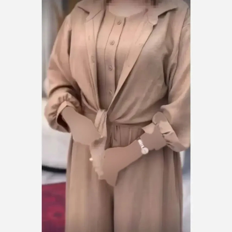 ست اورال و شومیز زنانه مدل هستی جنس شانتون فری سایز تا 48