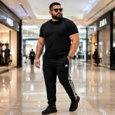 ست تیشرت و شلوار مردانه مدل فرهاد جنس پنبه سوپر و اسپان نخ جیب دار