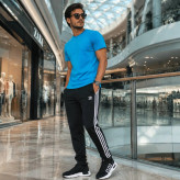ست تیشرت و شلوار مردانه مدل فرهاد جنس پنبه سوپر و اسپان نخ جیب دار