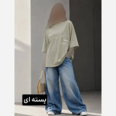 تیشرت لانگ زنانه مدل پارمیدا جنس پنبه درجه یک فری سایز 38 تا 48