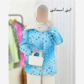 شومیز زنانه طرح پلنگی جنس ینزی درجه یک فری سایز تا 46