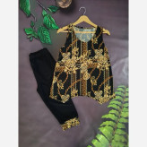 ست تاپ و شلوارک زنانه مدل ستاره جنس فلامنت درجه یک