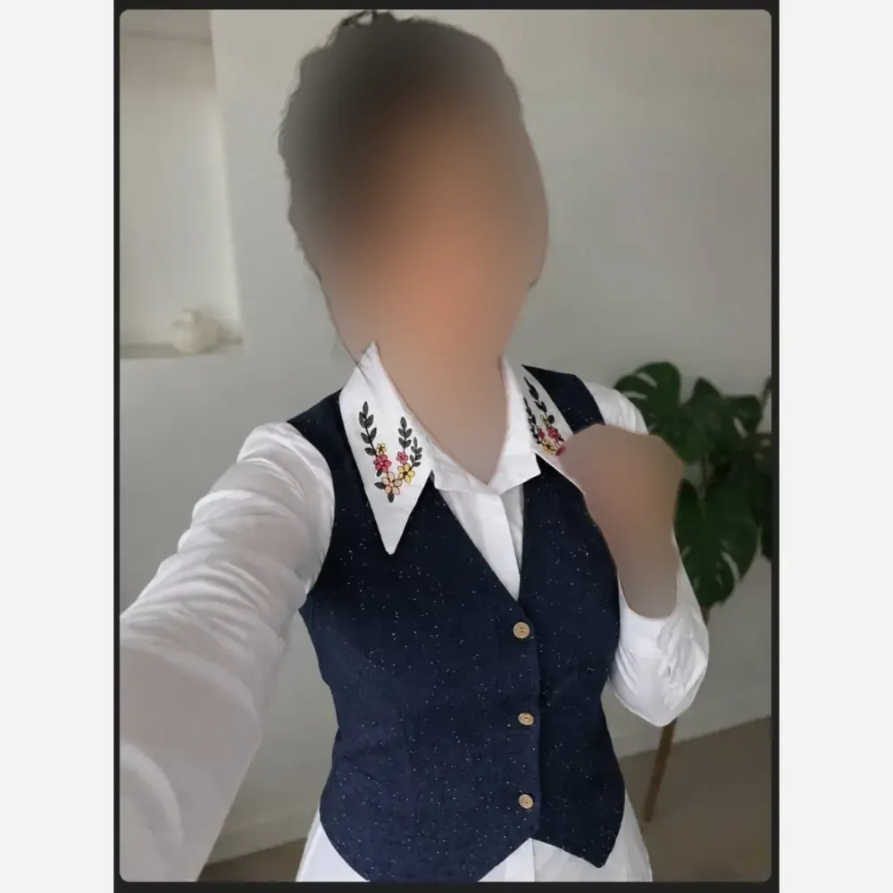 ست و شومیز زنانه مدل نیلوفر جنس تترون و شانتون اکلیلی سایز فری 38 تا 44