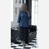 شومیز مانتویی شانتون مدل یکتا فری سایز 38 تا 46