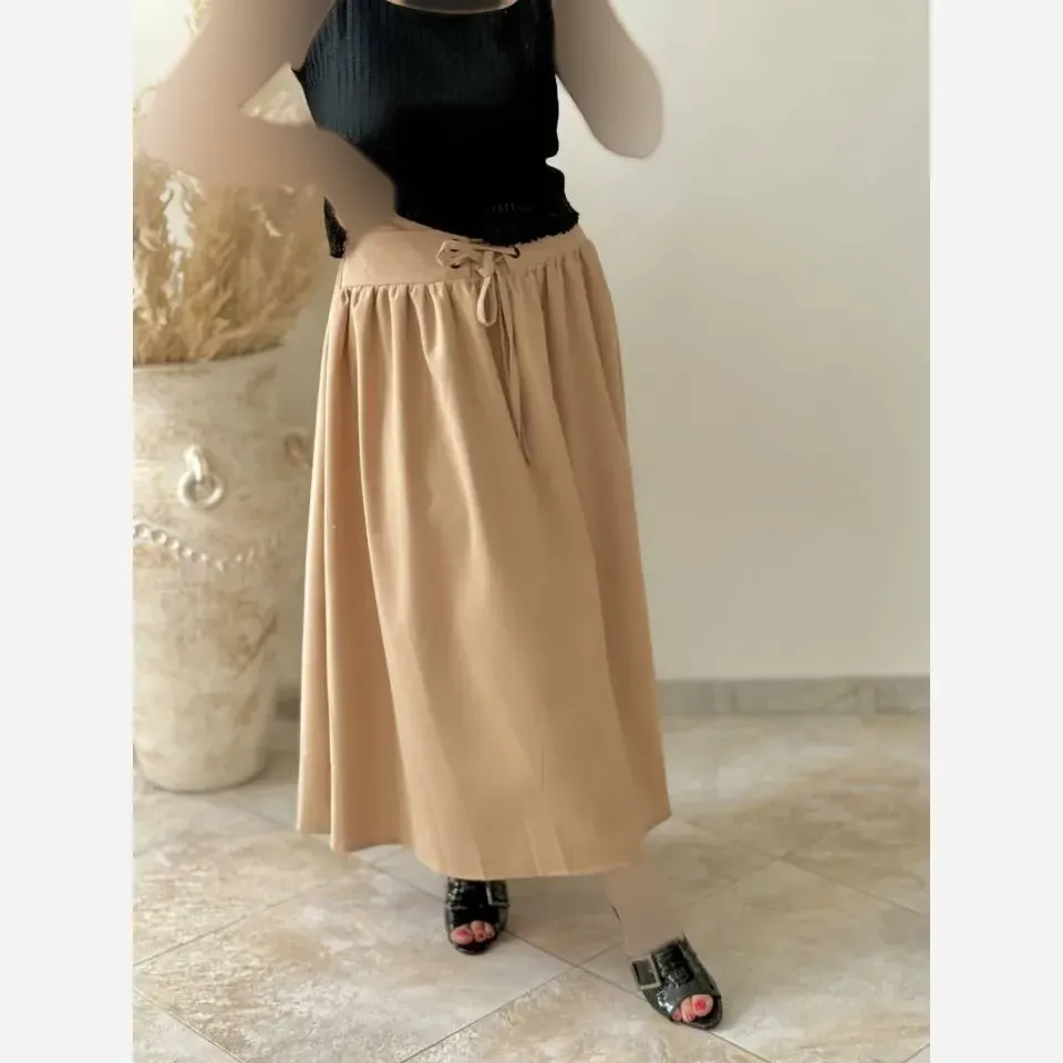 دامن زنانه مدل سونیا جنس لینن اعلا فری سایز