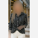 شومیز زنانه حریر مراکشی مدل طهورا نیو فری سایز
