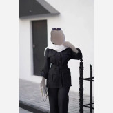 ست مانتو شلوار زنانه مدل هما جنس پرشین مکانیک سایز فری 36 تا 46