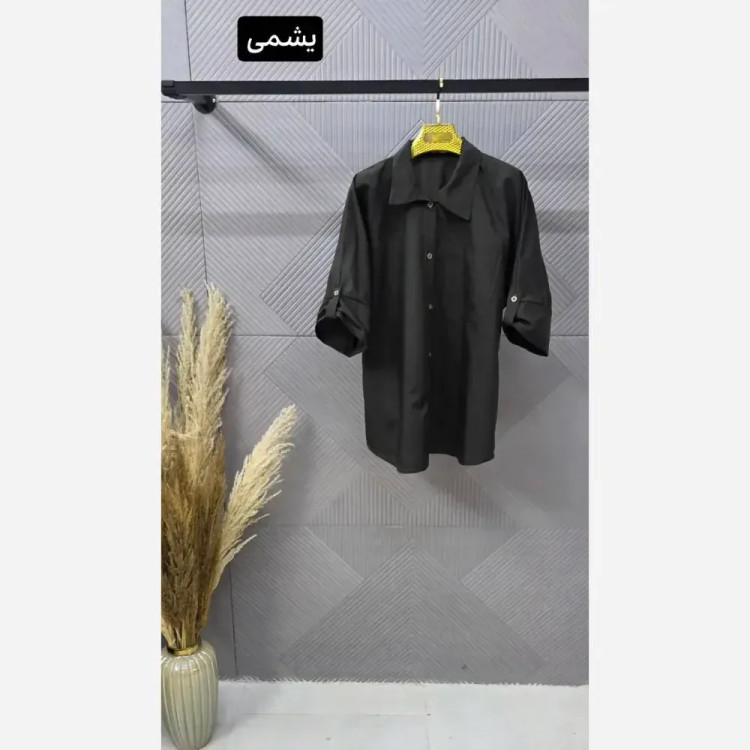 شومیز زنانه داکرون مدل دلنشین آستین گت دار فری سایز تا 48