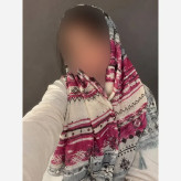 شال نخی منگولهدار قواره بزرگ 190 در 70 سانتیمتر