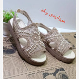صندل زنانه گیپور طبی با زیره پیو و لژ 2 سانتیمتری