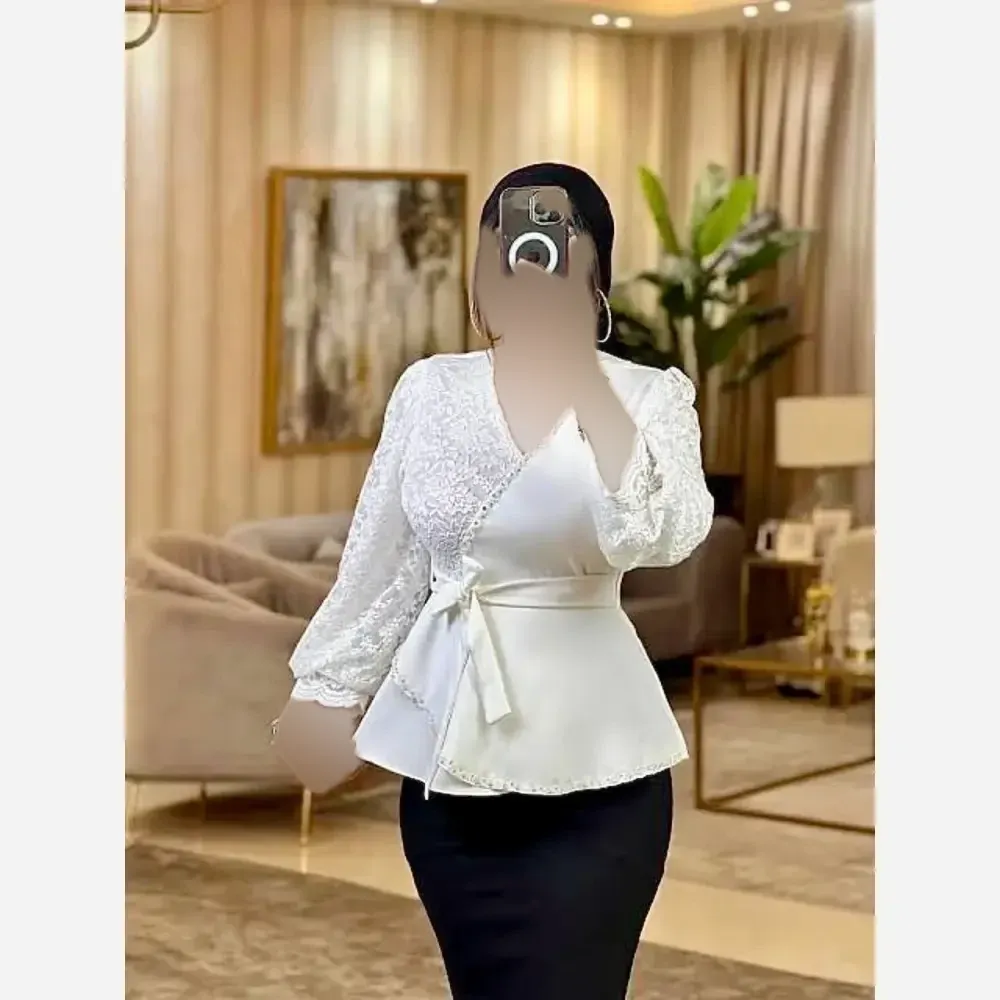 کت زنانه مجلسی مازراتی با خرجکار گیپور و جواهردوزی سایز 40 تا 52