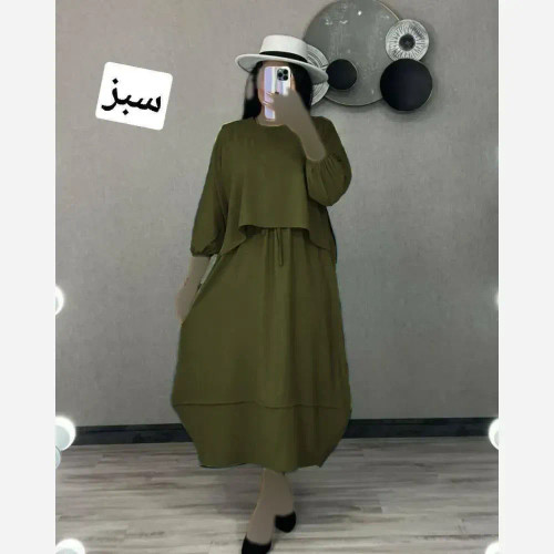 ست ساحلی دو تیکه زنانه جنس ابروبادی فری سایز 38 تا 46