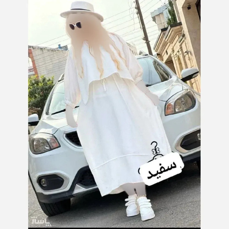 ست ساحلی دو تیکه زنانه جنس ابروبادی فری سایز 38 تا 46