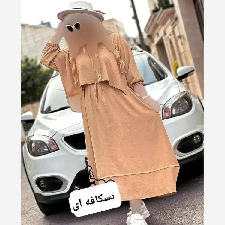 ست ساحلی دو تیکه زنانه جنس ابروبادی فری سایز 38 تا 46