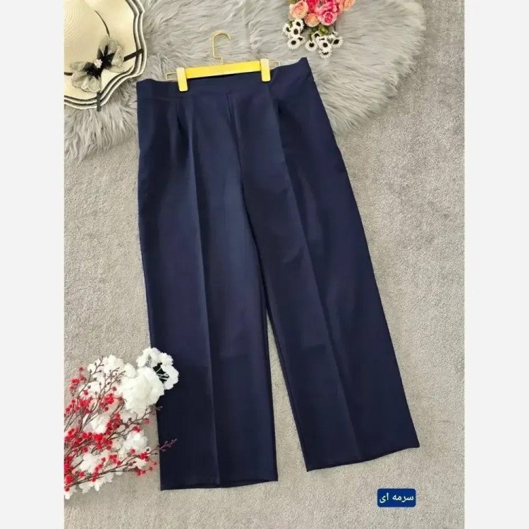 شلوار بگ زنانه پارچه مازراتی 330 گرم اعلا سایز 38 تا 52