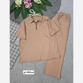 ست مردانه نیم زیپ جنس بیسکویتی فری سایز 36 تا 46