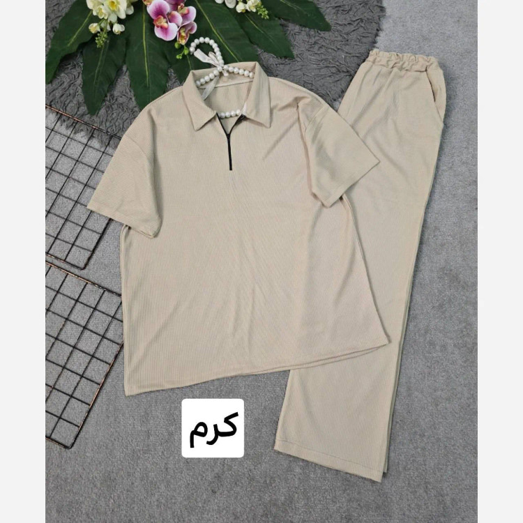 ست مردانه نیم زیپ جنس بیسکویتی فری سایز 36 تا 46
