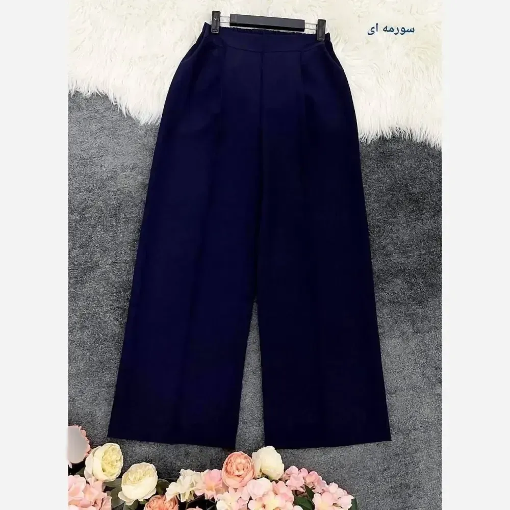 شلوار بگ مازراتی درجه یک پارچه 330 گرم پشت کش جلو پیلی تنخور عالی شیک و جذاب قد 103
