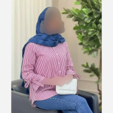 شومیز نخی خنک تابستانه زنانه فری سایز مدل شیما