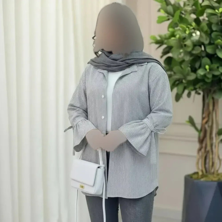 شومیز نخی خنک تابستانه زنانه فری سایز مدل شیما