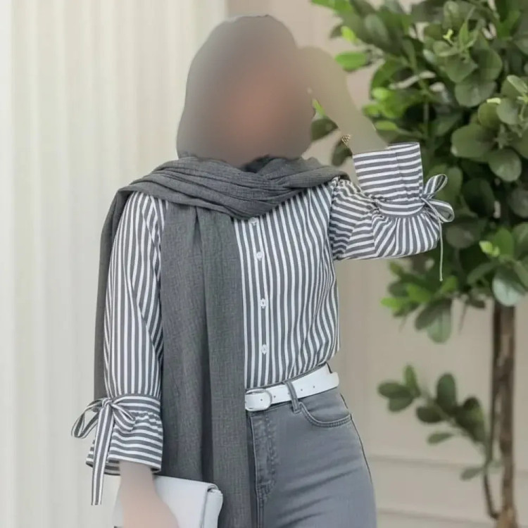 شومیز نخی خنک تابستانه زنانه فری سایز مدل شیما
