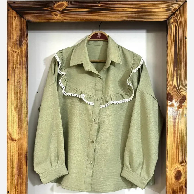 شومیز زنانه مدل طهورا جنس حریر مراکشی فری سایز مناسب سایز 38 تا 46