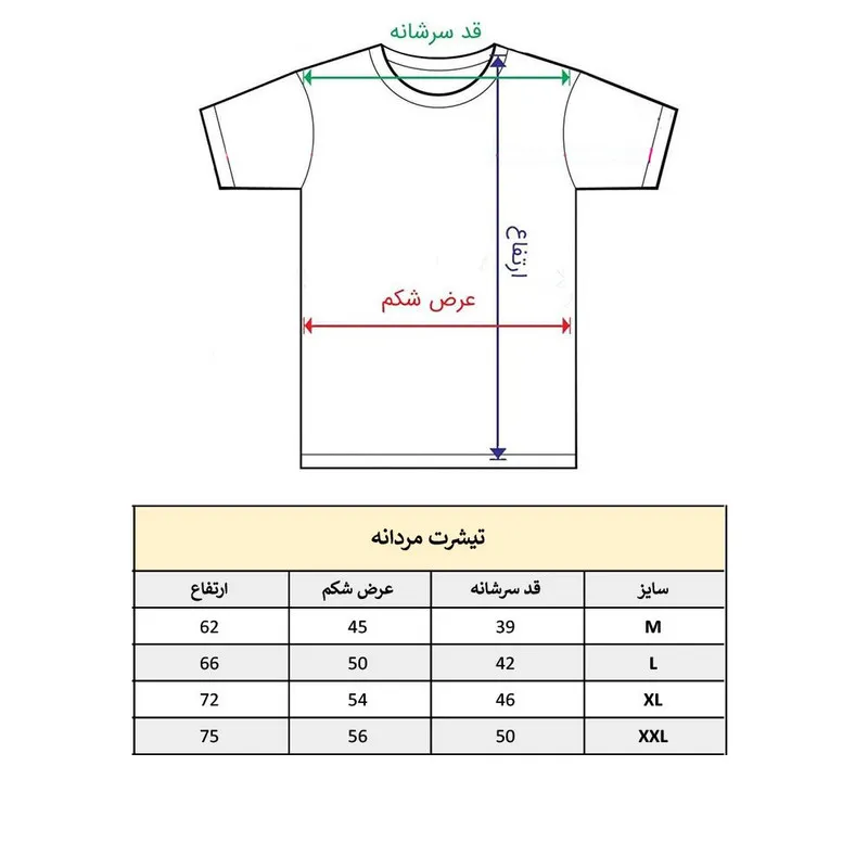 تیشرت آستین کوتاه مردانه یقه گرد مدل 551 جنس نخ و پلی استر