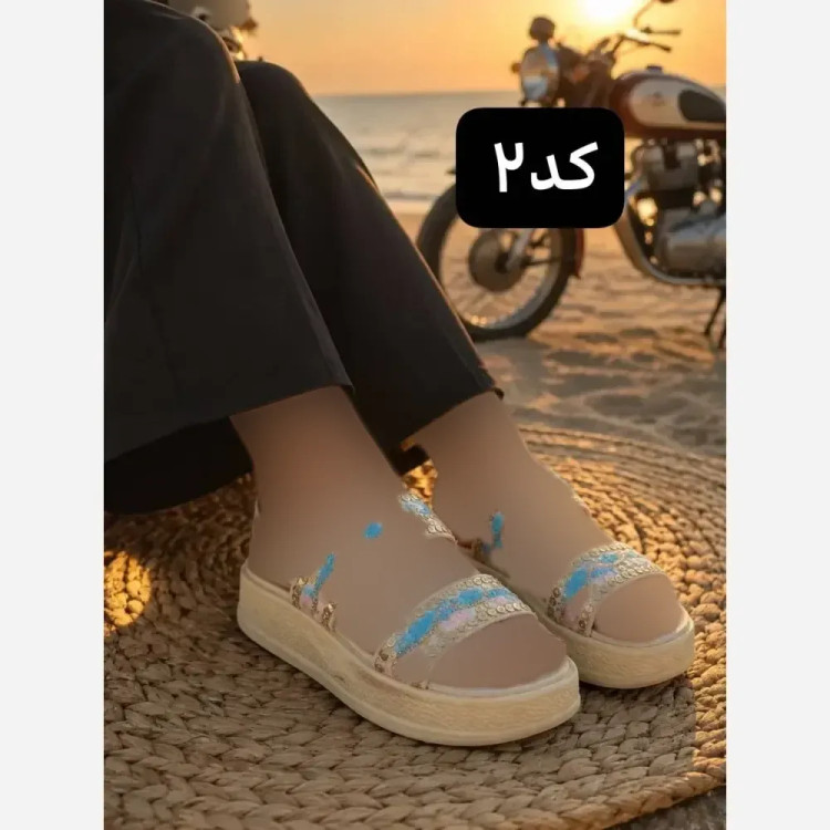 صندل زنانه سنتی زیره پلیمر سبک و راحت سایز 37 تا 40