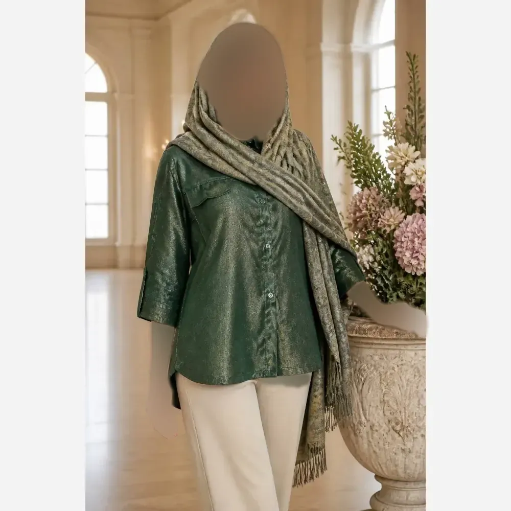 پانچ زنانه مدل ساره جنس اکلیلی سایز فری 40 تا 54