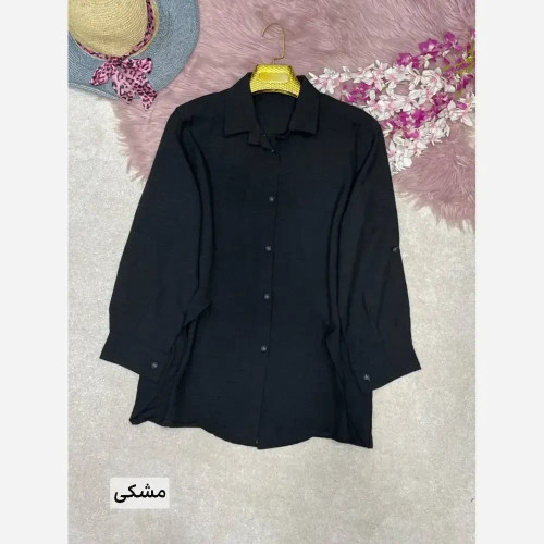 شومیز زنانه مدل هایلی جنس شانتون فری سایز 38 تا 46