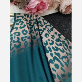 پیراهن ساحلی زنانه طرح پلنگی جنس بوگاتی فری سایز