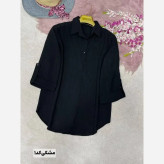 شومیز گره ای ساحل جنس کرپ بوگاتی فری سایز 38 تا 48