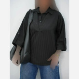 شومیز گره ای ساحل جنس کرپ بوگاتی فری سایز 38 تا 48