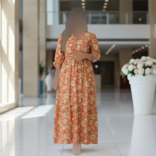 پیراهن ساحلی زنانه مدل السا جنس بوگاتی فری سایز مناسب 38 تا 48