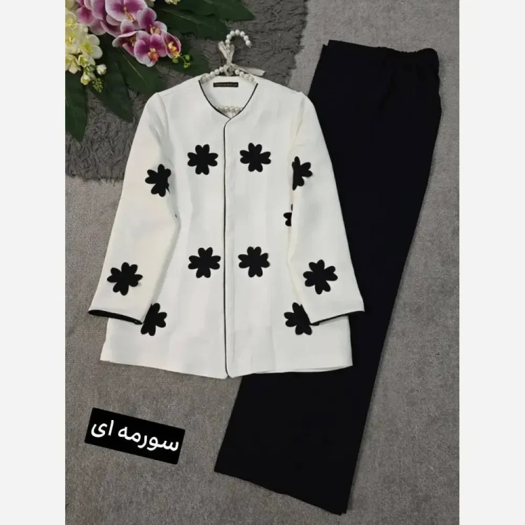 کت شلوار زنانه مازراتی مدل لیزری فری سایز 36 تا 46