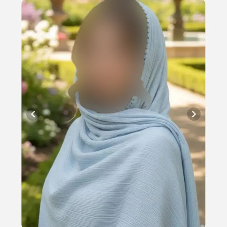 شال پلیسه لبه عدسی قواره بزرگ ابعاد 175 در 75 سانتیمتر