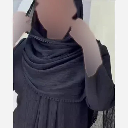 شال پلیسه لبه عدسی قواره بزرگ ابعاد 175 در 75 سانتیمتر