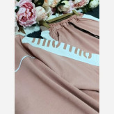 ست تیشرت و شلوار زنانه جنس گلکسی پنبه درجه یک فری سایز